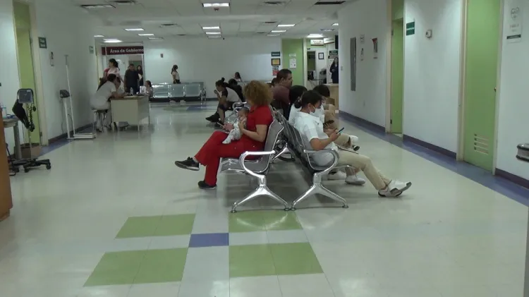 Falla aire acondicionado en Hospital IMSS Bienestar