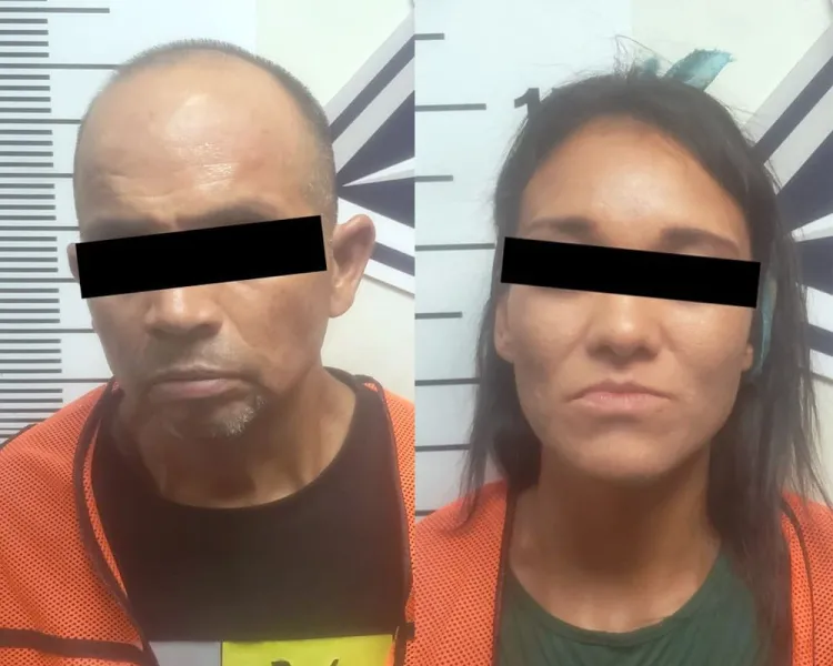 Arrestan a pareja en intento de robo de auto