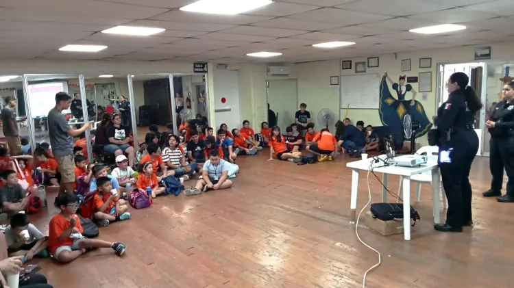 Lleva Seguridad Pública pláticas preventivas a infantes
