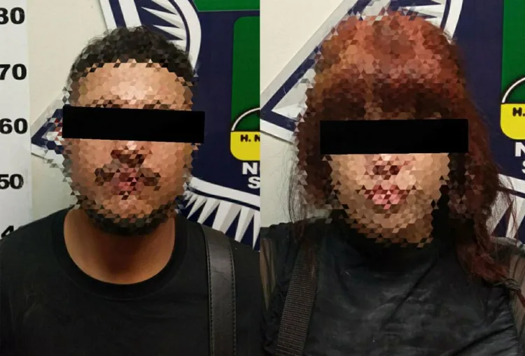Detienen a pareja por no pagar mercancía en tienda