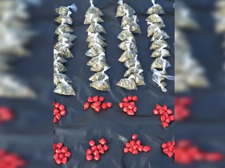 Asegura GN más de 250 dosis de droga en presunto punto de venta