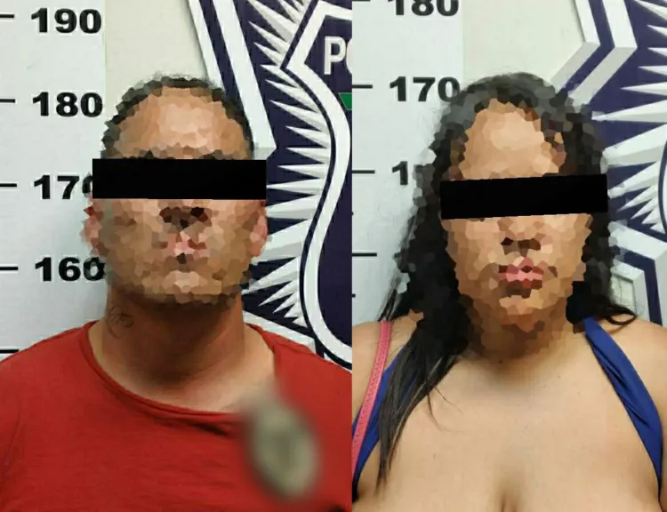Por posesión de arma de fuego fue arrestada una pareja