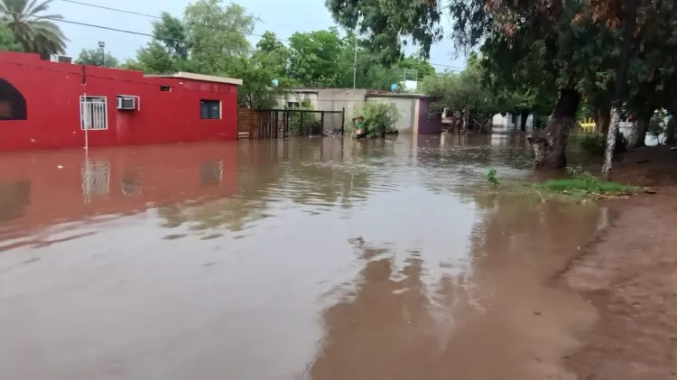 Hay en Sonora alrededor de mil 200 familias afectadas por “Hilary”