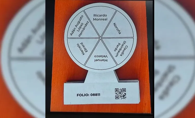 Presenta Morena boleta circular para encuesta de la 4T a la Presidencia