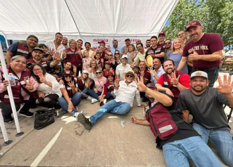 Mil 240 personas participan en consulta de Morena en Nogales y AP