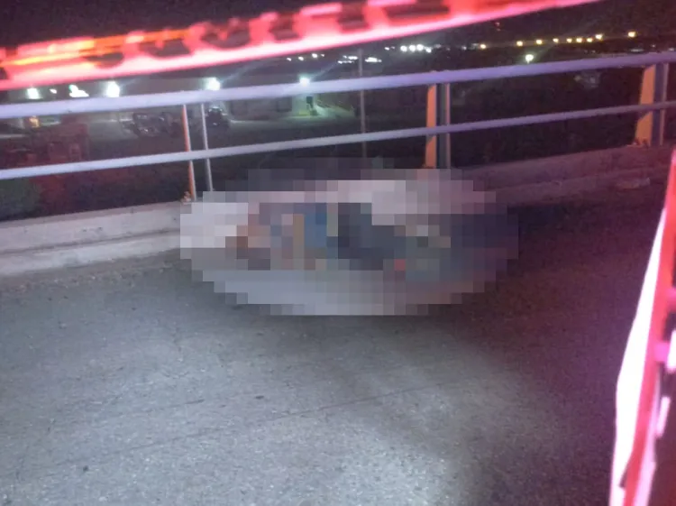 Aparece hombre sin vida en puente de acceso a la Mesa