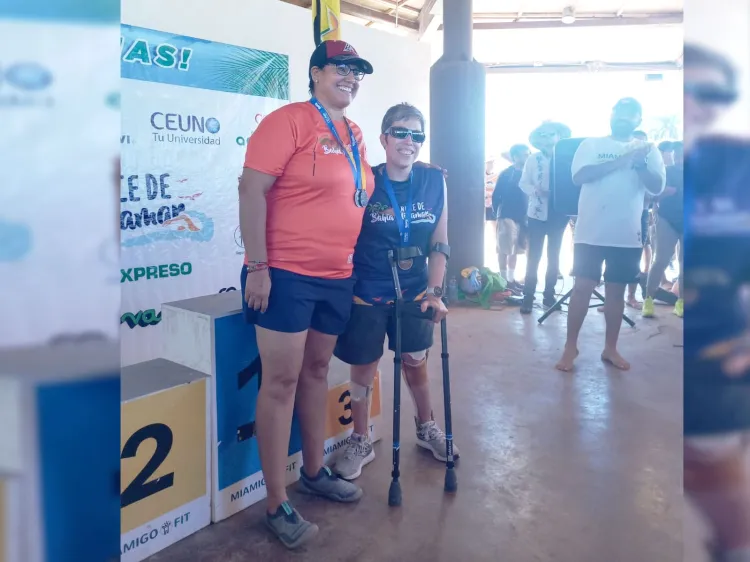 Gana tercer lugar Diana Chávez en competencia de natación
