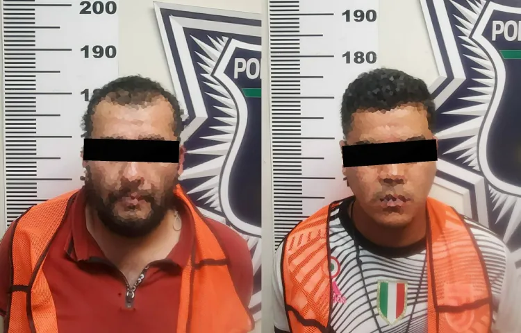 Atrapan a ladrones de vehículos; estaban armados