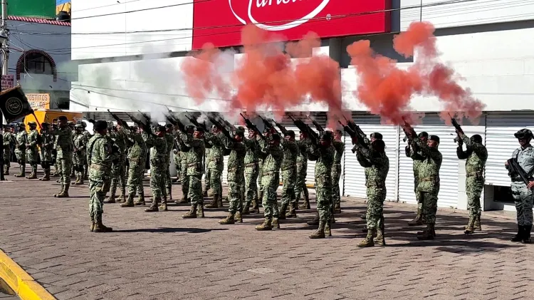 Conmemoran a Niños Héroes en esta frontera