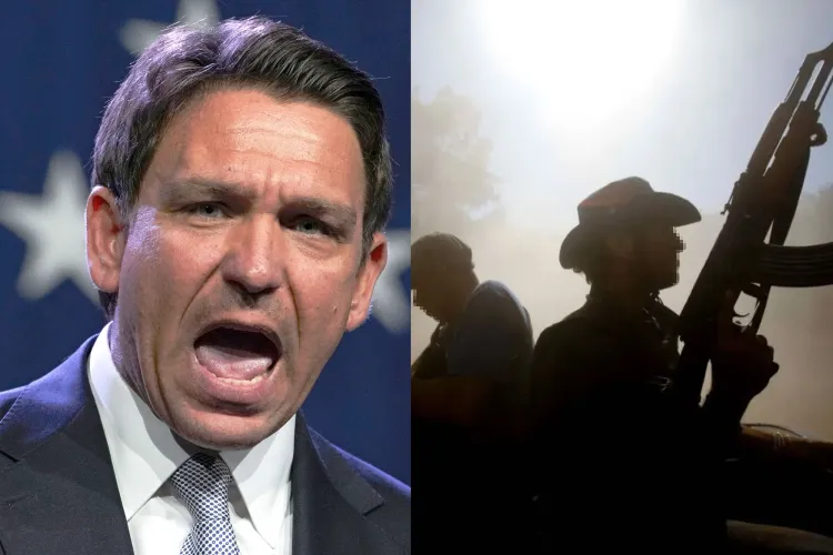 Advierte Ron DeSantis que narcos mexicanos "van a caer muertos en la frontera"