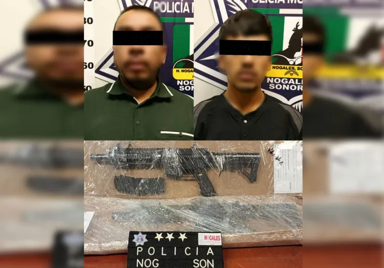 Detienen a dos con armas largas