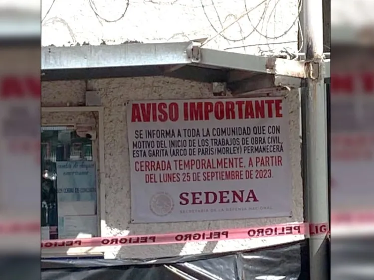 Anuncia CBP y Sedena cierre de garita peatonal