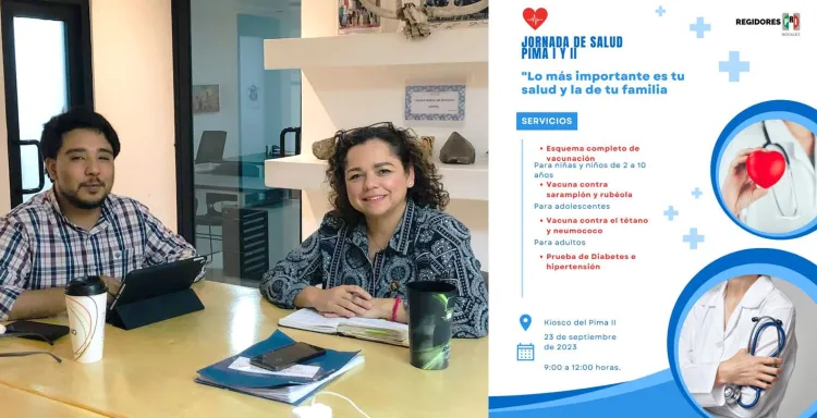 Invitan a jornada de salud a vecinos del Pima II