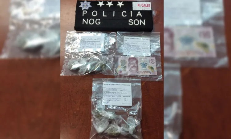 Arrestan a dos adolescentes por consumo y posesión de droga en vía pública