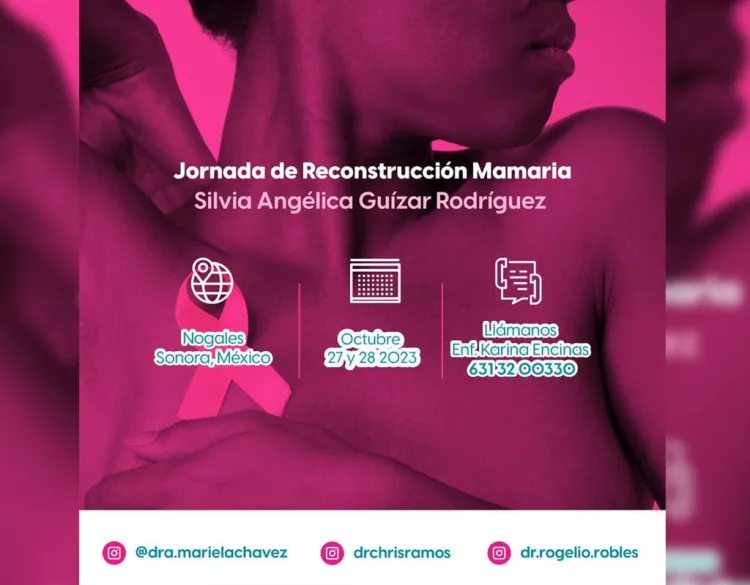 Convocan a la comunidad apoyar para jornada de reconstrucción mamaria