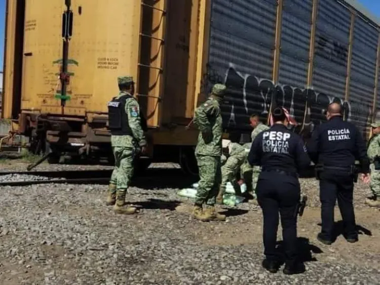 Encuentran narcóticos en vagón de tren en Nogales