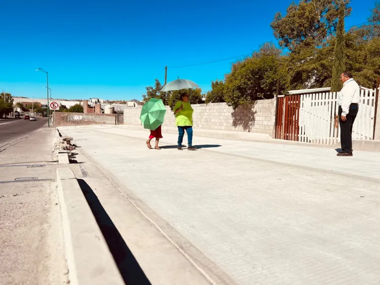 Concluye CMCOP construcción de acceso a escuela José Vasconcelos