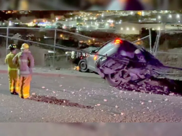 Pierde pierna joven en choque punible