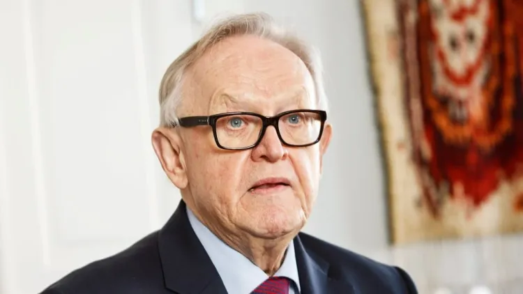 Fallece Martti Ahtisaari, ex presidente de Finlandia y Nobel de la Paz, a los 86 años