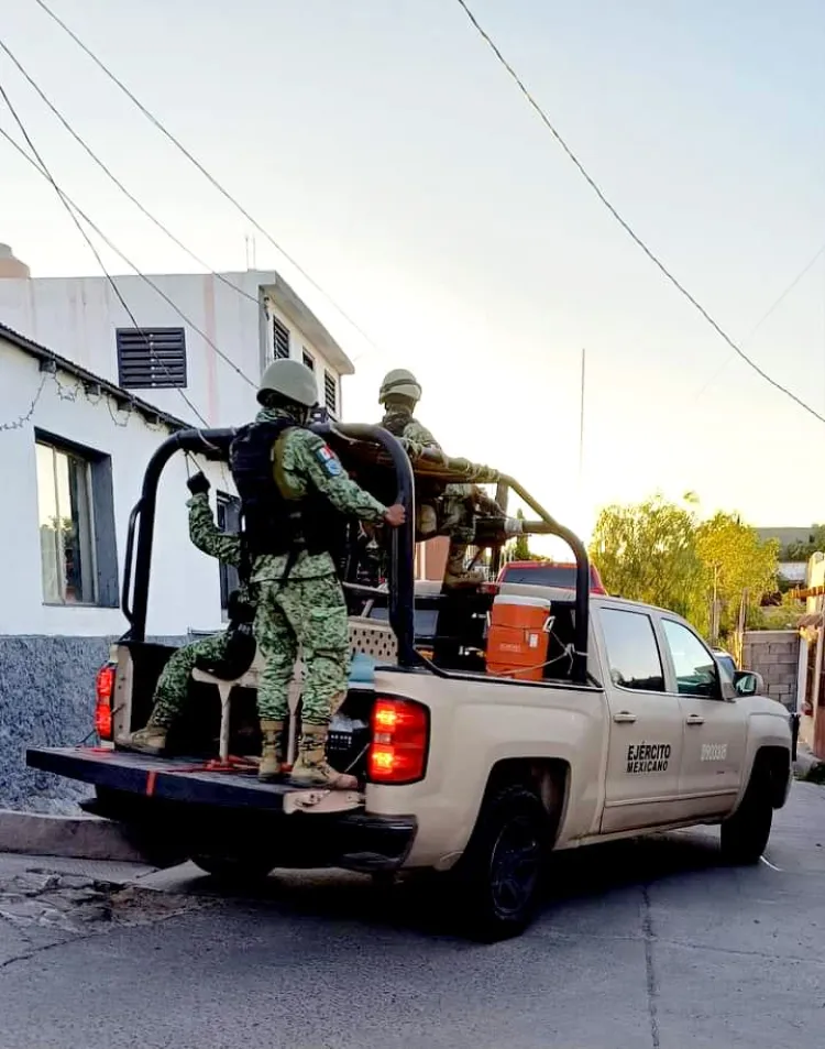 Asegura Sedena vehículo con una gran cantidad de dosis de droga