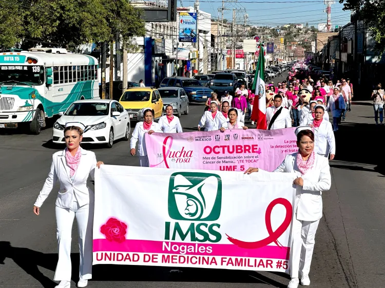 Marchas en contra del Cáncer de mama
