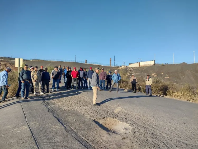 Quitan bloqueos en Cananea mineros de la Sección 65