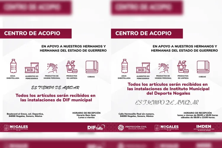 Abren centros de acopio para damnificados de Guerrero