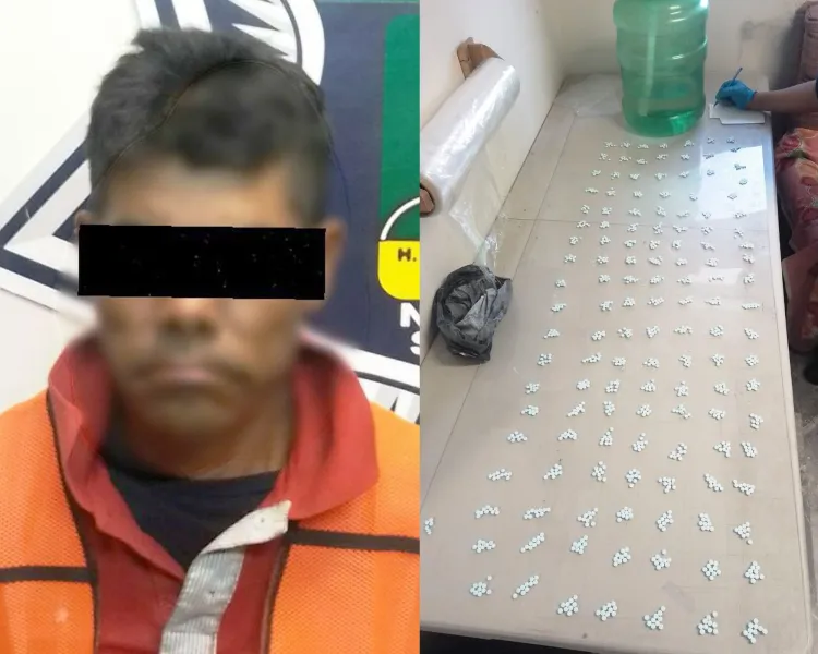 Incauta la Policía Municipal más de mil pastillas de fentanilo