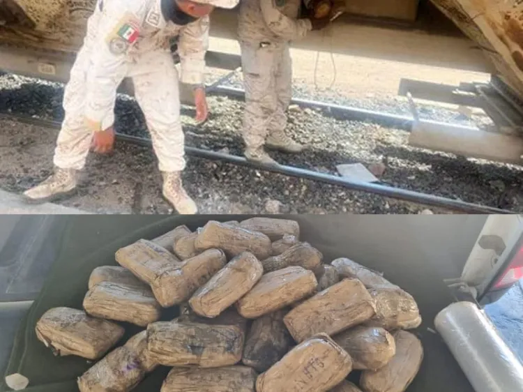 Localizan metanfetaminas en vagones del tren