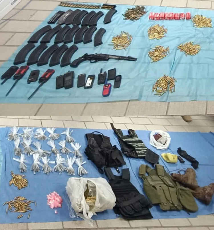 Catean domicilio en Santa Ana y aseguran varios artículos