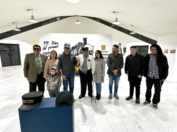 Arranca la exposición de fotografías del ferrocarril en el Museo de Artes de Nogales