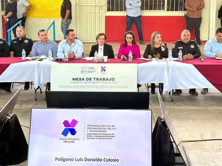 Fortalecen red vecinal de seguridad en la Colosio con mesa de trabajo