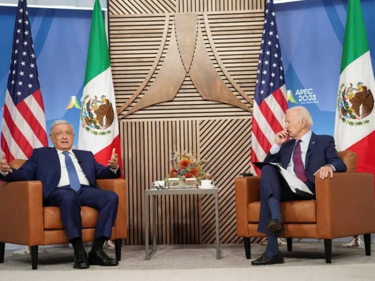 AMLO y Biden se reúnen; continuarán trabajo contra narcotráfico
