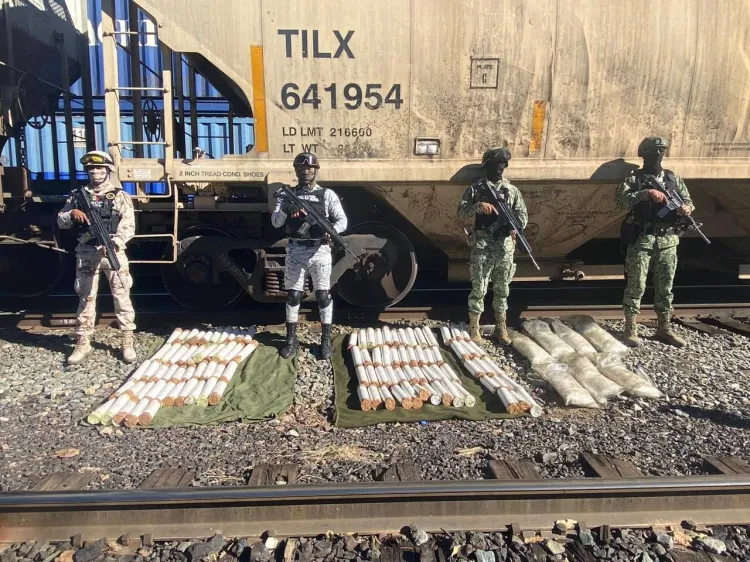 Logra Mesa Estatal de Seguridad decomiso de 115 kilogramos de metanfetaminas