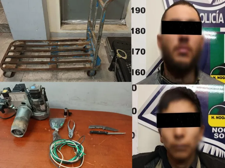 Sorprenden a presuntos ladrones con ‘las manos en la masa’