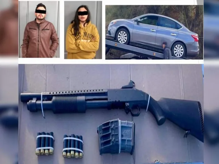 Son detenidos dos estadounidenses por portación de armas en la Puerta de México