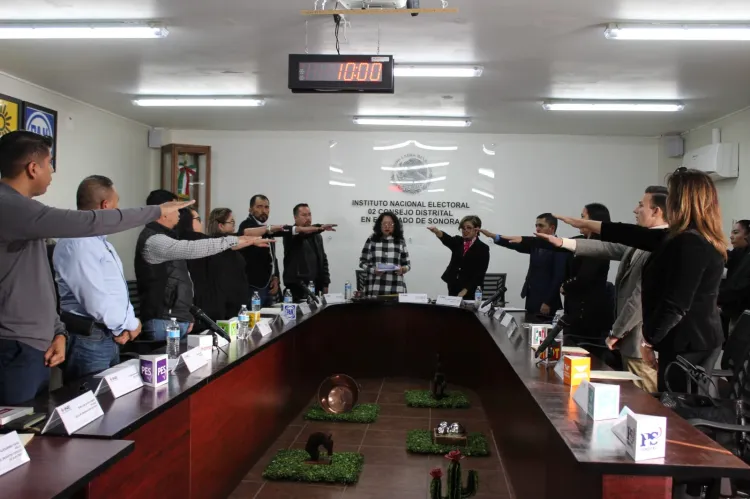 INE instala Consejo Distrital 02 en Sonora