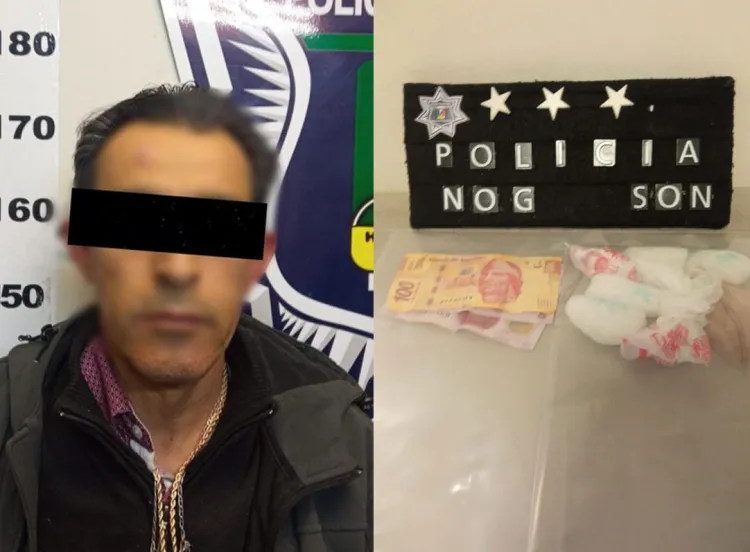 Detiene policía a presunto vendedor de drogas