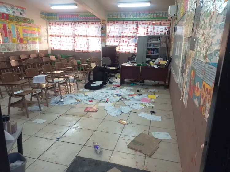 Detectan daños en primaria de Lomas del Sol