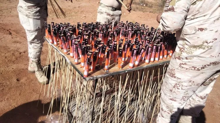 Decomisan más de 2 toneladas de pirotecnia en Agua Prieta