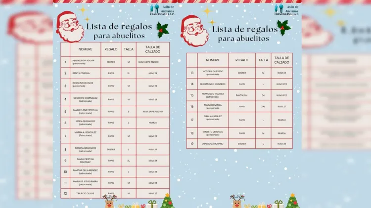 Cumplen deseos de abuelitos