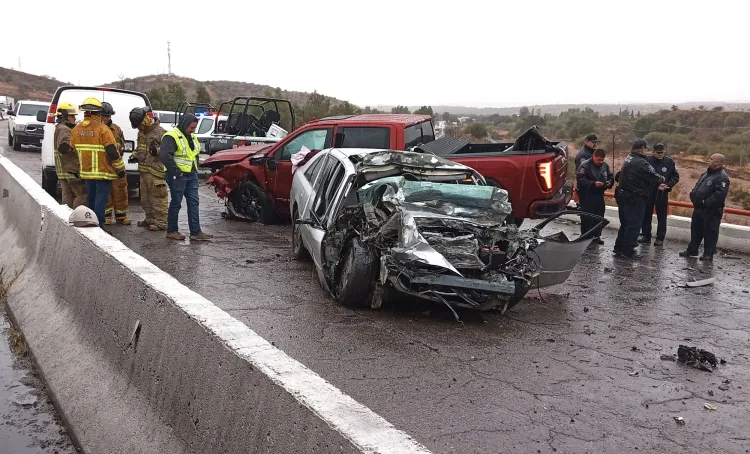 Dejan saldo de dos muertos accidentes automovilísticos en esta frontera