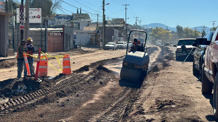 Aplican nueva estrategia en obra de la Ruiz Cortines