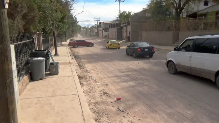 En proceso pavimentación de calle Sierra Madre Occidental
