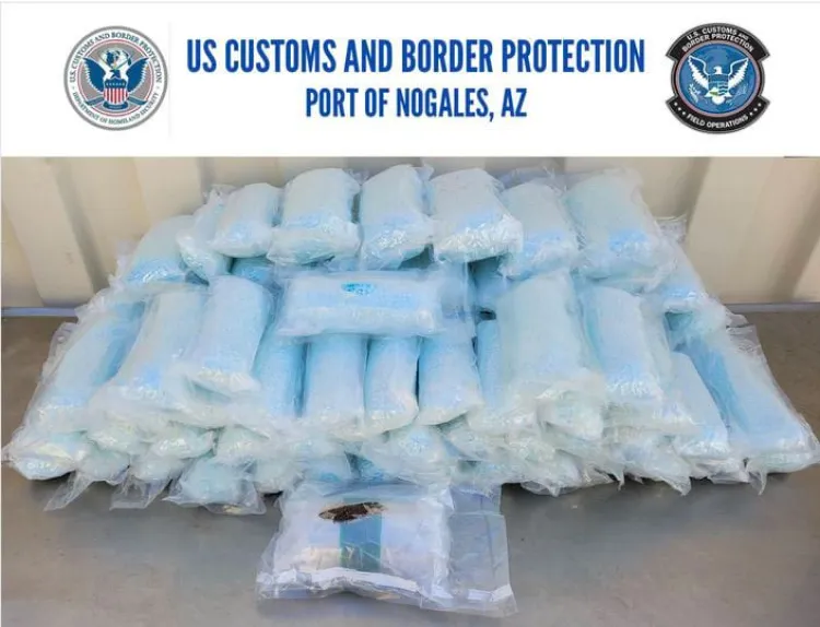 Encuentran más de medio millón de pastillas de fentanilo en Arizona