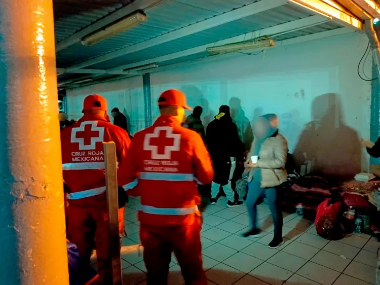 Acobija Cruz Roja a migrantes