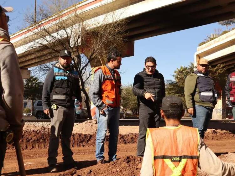 Supervisa Alcalde avance en obra de la Ruiz Cortines
