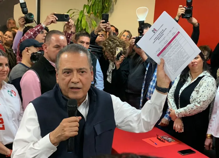 Se registra como aspirante Manlio Fabio Beltrones al Senado