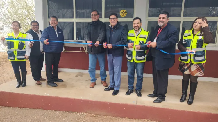 Instalan rotarios planta purificadora de agua en UPN