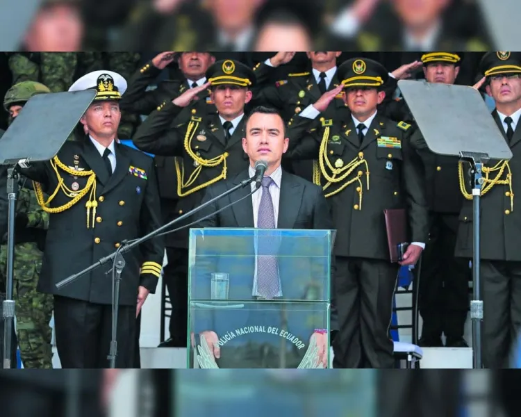 Afirma presidente de Ecuador que están ganando batalla contra el crimen organizado